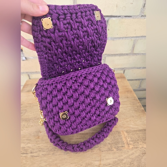 Hand Crafted Crochet Bag - Picture 5 of 8